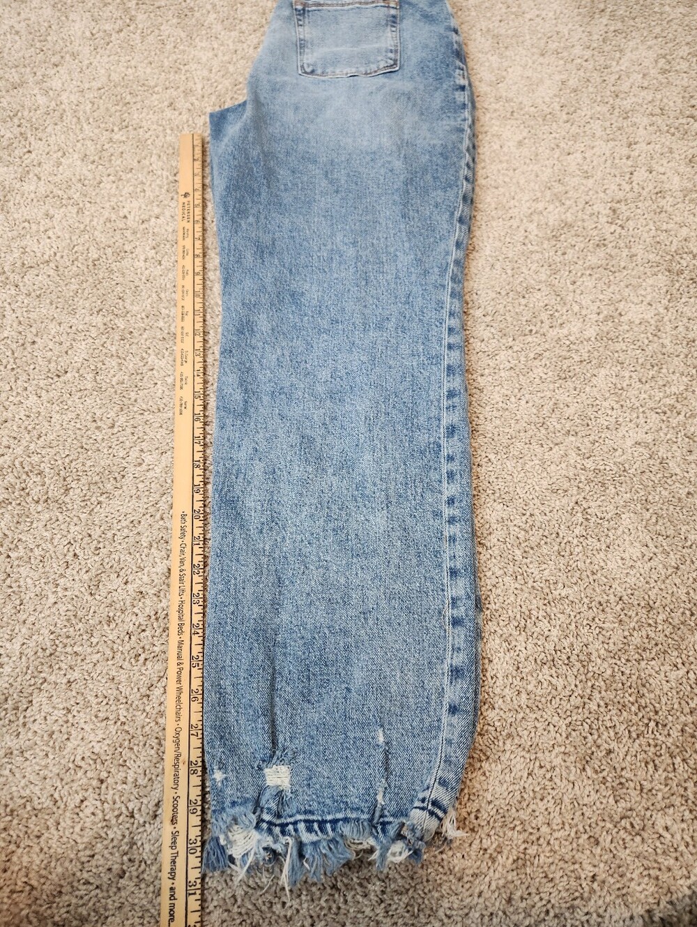 Good American Good Boy Straight Jeans Size 14/32 - Picture 8 of 8